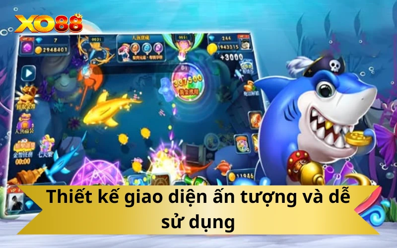 Thiết kế giao diện ấn tượng và dễ sử dụng